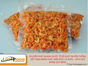 Chuyển Phát Nhanh Quốc Tế Đồ Khô Truyền Thống Việt Nam (Măng Khô, Nấm Khô, Cá Khô) – Cách Gửi Đúng Quy Định