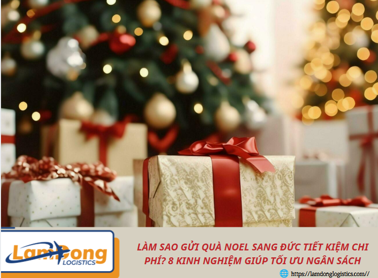 Làm sao gửi quà Noel sang Đức tiết kiệm chi phí? 8 kinh nghiệm giúp tối ưu ngân sách