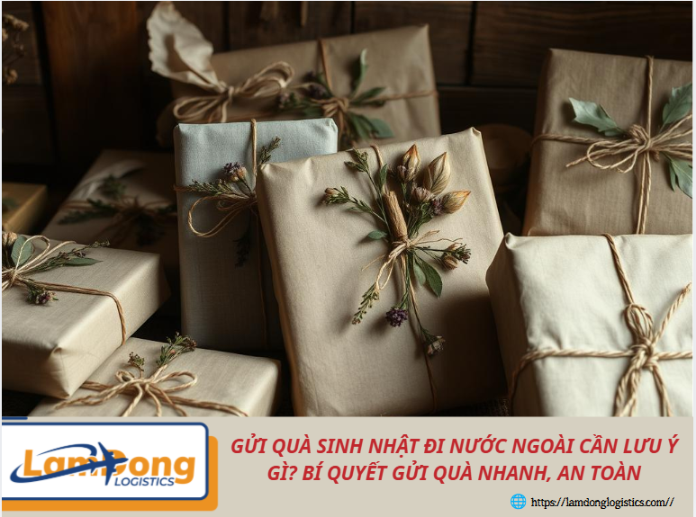Gửi quà sinh nhật đi nước ngoài cần lưu ý gì? Bí quyết gửi quà nhanh, an toàn