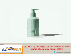 Gửi dầu gội, sữa tắm đi nước ngoài như thế nào? Hướng dẫn an toàn, nhanh chóng