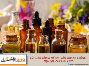 Gửi tinh dầu đi Mỹ an toàn, nhanh chóng, tiện lợi: Cần lưu ý gì?