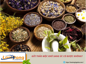 Gửi thảo mộc khô sang Úc có được không?