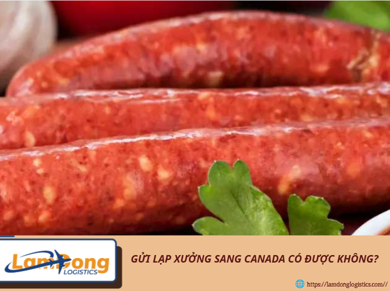 Gửi lạp xưởng sang Canada có được không?