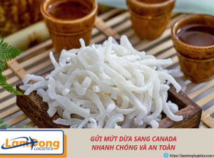 Gửi mứt dừa sang Canada nhanh chóng và an toàn