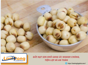 Gửi hạt sen khô sang Úc nhanh chóng, tiện lợi và an toàn