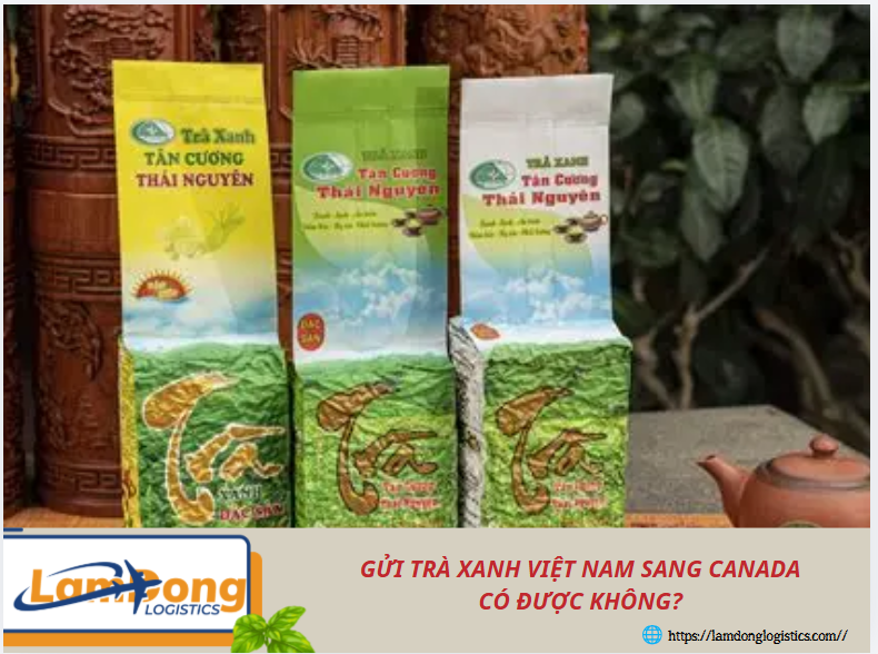 Gửi trà xanh Việt Nam sang Canada có được không?