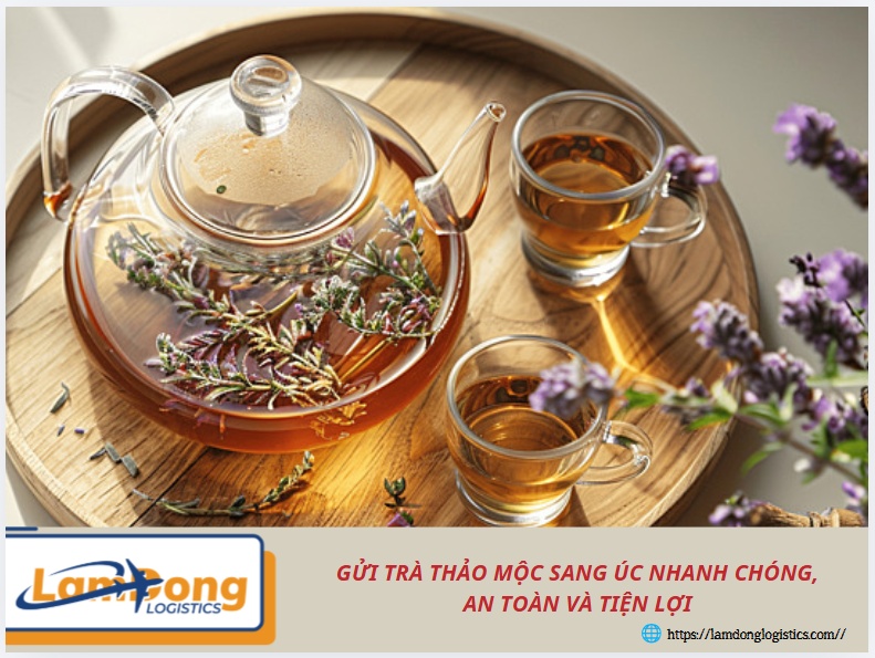 Gửi trà thảo mộc sang Úc nhanh chóng, an toàn và tiện lợi